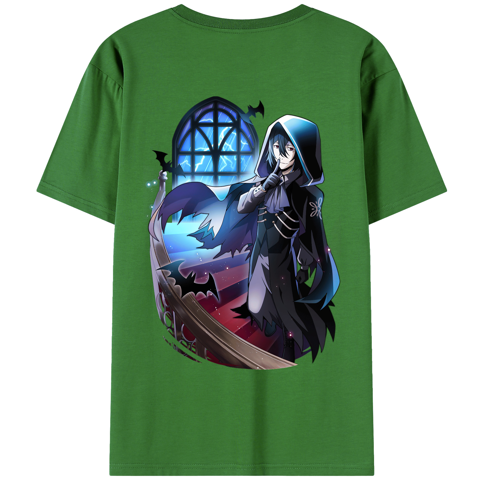 （画像用） 文豪ストレイドッグス Bungo Stray Dogs レディース半袖Tシャツ(バックプリント)